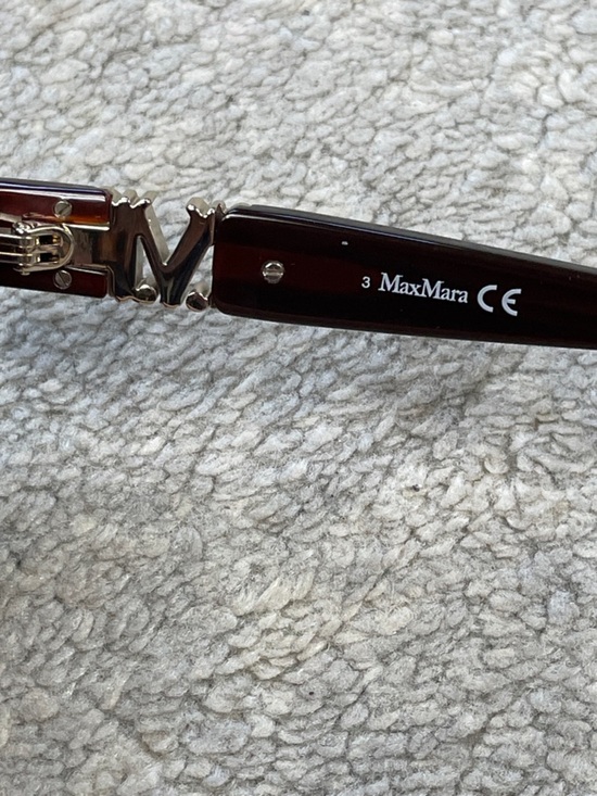 New MaxMara Emme3 Sunglasses MM0014 Dark Havana Tortoise 56mm Butterfly Oversize main image 8